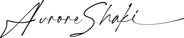 Signature d’Aurore Shaki